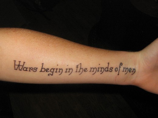 quotes about life tattoos. tattoos of quotes about life.