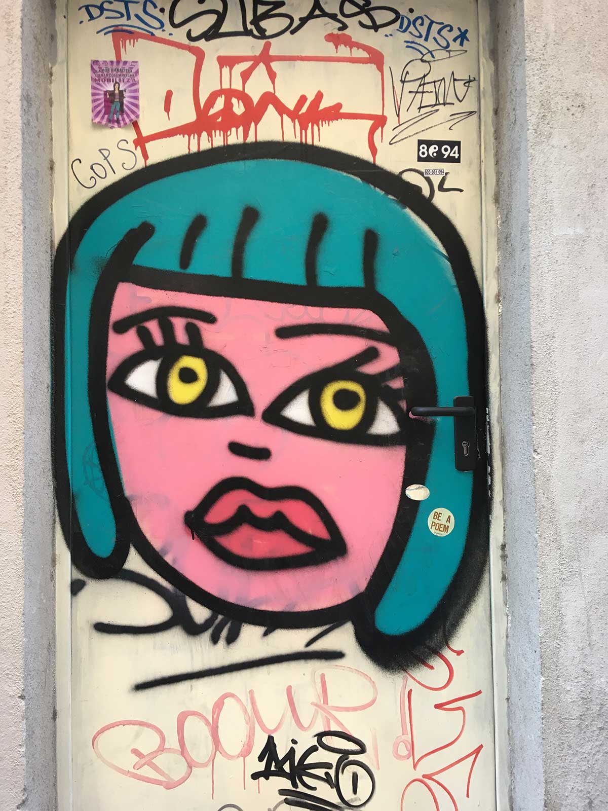 grafitti en Gracia