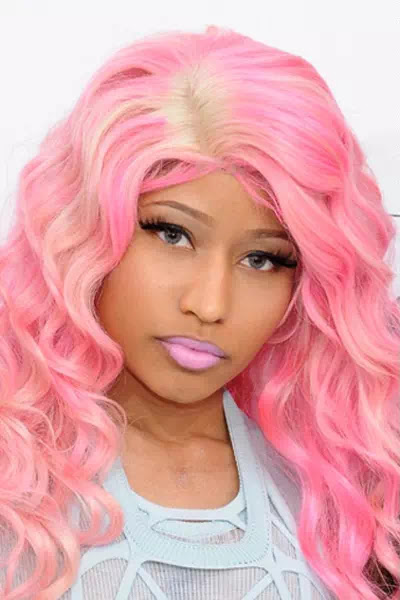 Pink Medium Wavy Hairstyle