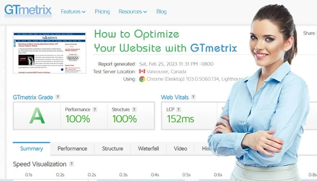 GTmetrix How to Optimize Your Website with Speed Test Tool: eAskme