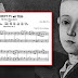 Mozart's first written piece at 5 years old