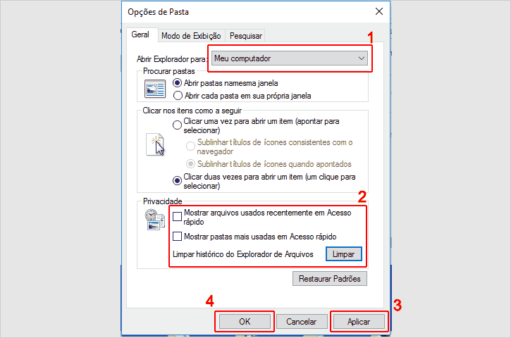 Abrir Explorador de Arquivos em Meu Computador