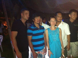 Mark Salling and Manny Pacquiao