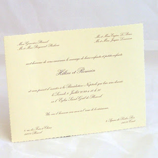 formal wedding invitations