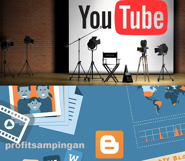 Memilih Blogger Atau Youtube Untuk Penghasilan Google Adsense