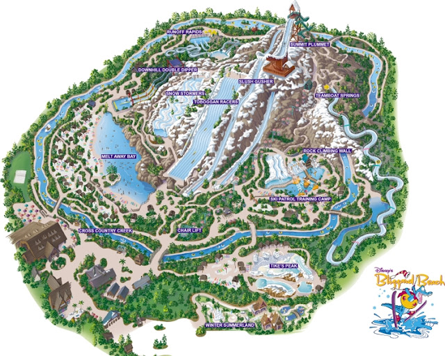 Map Blizzard Beach Orlando