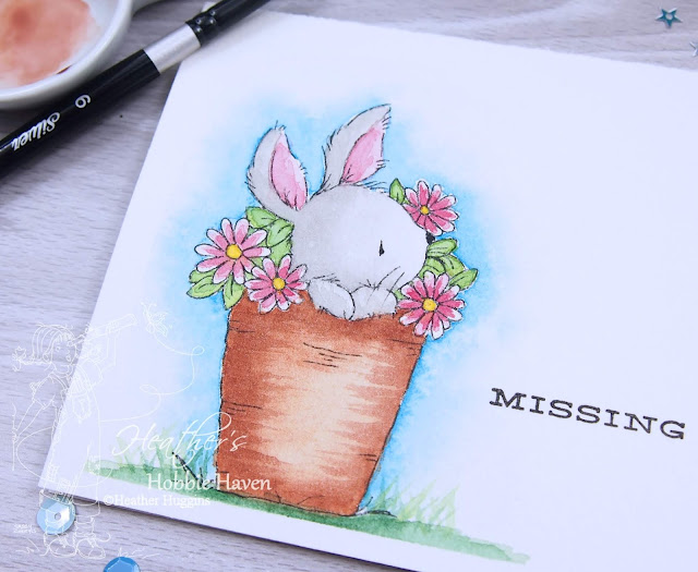 Heather's Hobbie Haven - Bunny Pot Watercolor