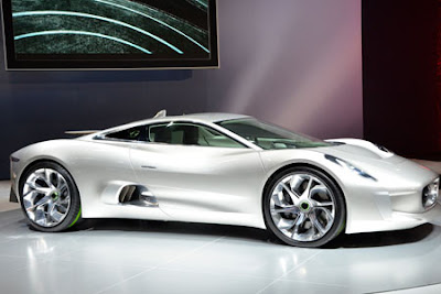 The Jaguar C-X75 concept live from Los Angeles