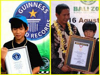 Dominic Brain masuk Guinness World Records