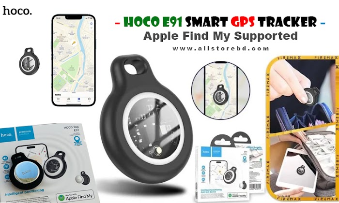 Hoco E91 Smart GPS Tracker – Apple Find My Supported