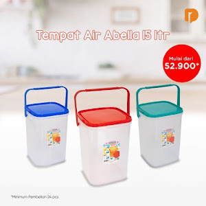 Tempat Air Abella 15 Liter (Set of 24)