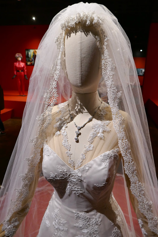 House of Gucci wedding dress detail