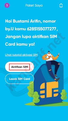 klik aktifkan sim