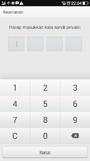 Cara Memberi Kode PIN Aplikasi Android (oppo find7)