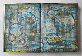 Seth Apter style journal page - Addicted to Art