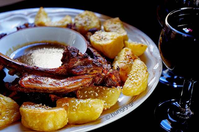 Lamb Chops & Sesame Potatoes