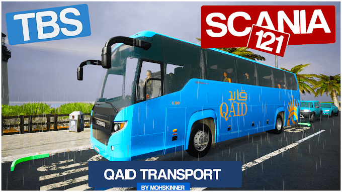 Tourist Bus Simulator - Repaint Al Qaid - Bus Scania Touring - Type 121