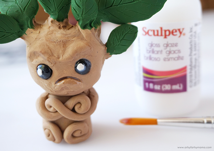 Mandrake with Sculpey Gloss Glaze