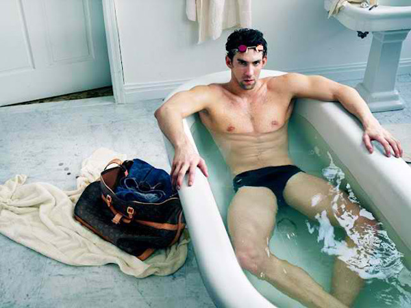 Michael Phelps by Annie Leibovitz for Louis Vuitton Campaign