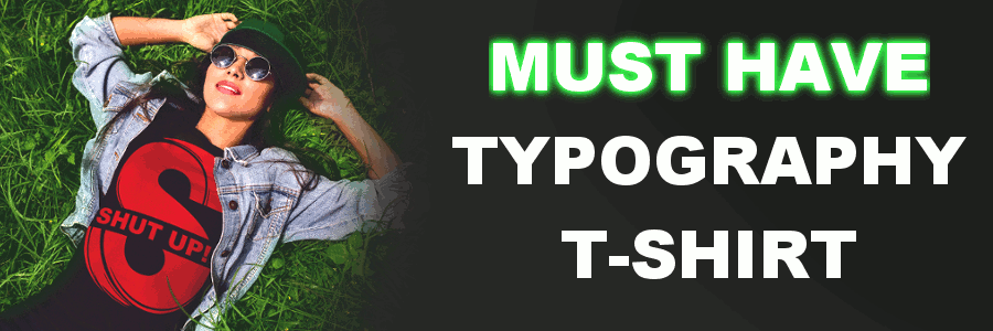 typography tees