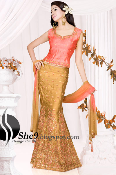  stylish wedding dress so these types of bridal Indian lehenga are 