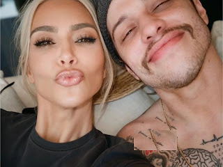 Pete Davidson Debuts New Kim Kardashian Tattoo In Flirty Poolside Photos