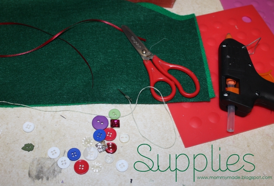 Mommy Made: DIY Felt Christmas Tree Ornaments!