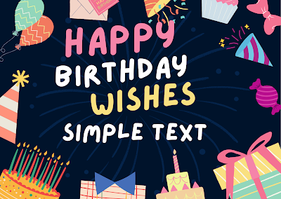 happy birthday wishes simple text