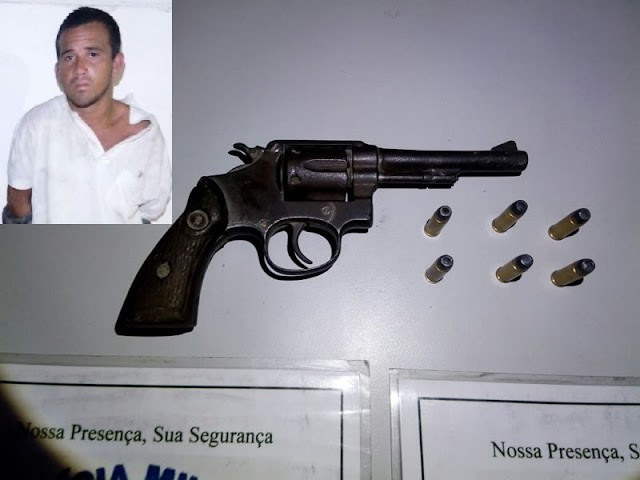 FORAGIDO DO CRA É PRESO E ADOLESCENTE APREENDIDO COM ARMA DE FOGO E MOTO ROUBADA
