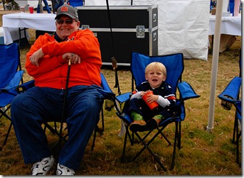 Troy and grandy at tailgate