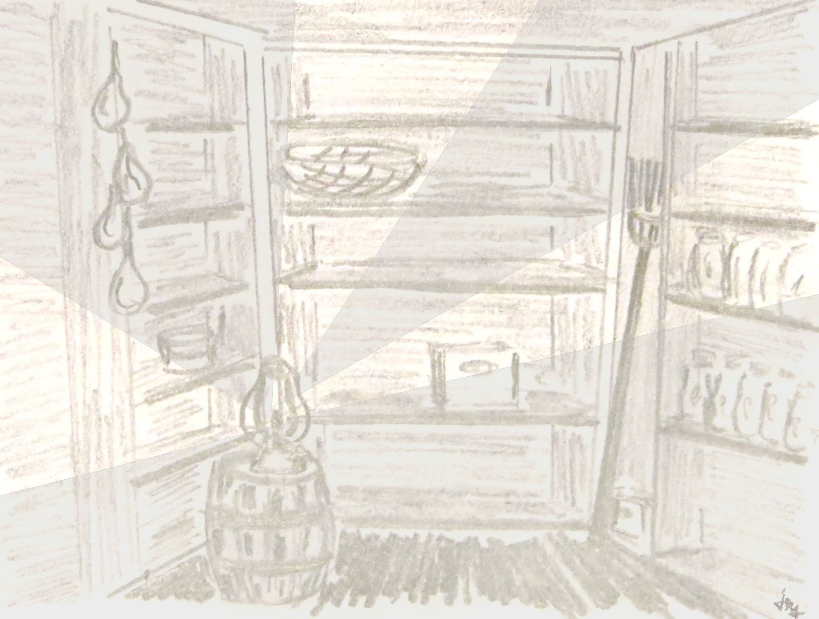illustration for the Secret Cellar children's mystery