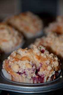 Home made raspberry muffins