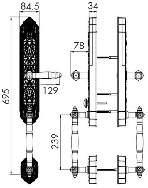 Khóa Cửa Thông Minh AVOLOCK AC-997F-G