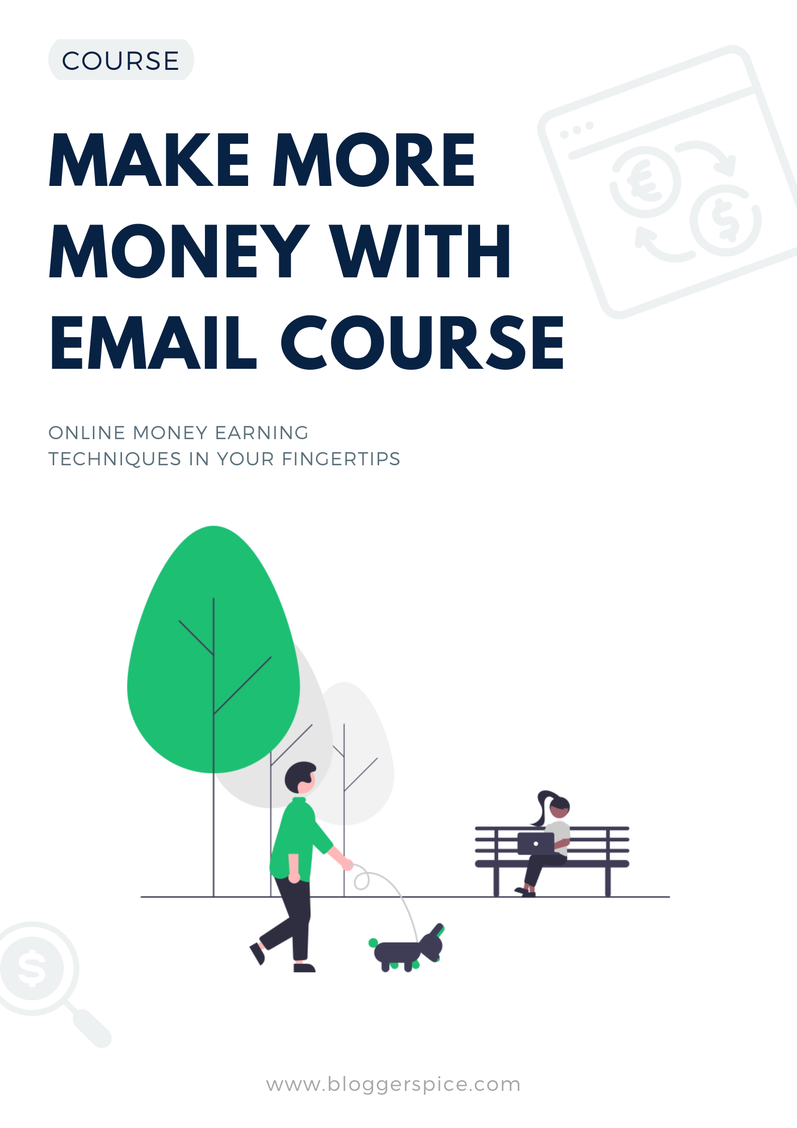 free email course from bloggerspice