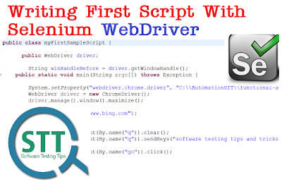 How to start automation with selenium webdriver