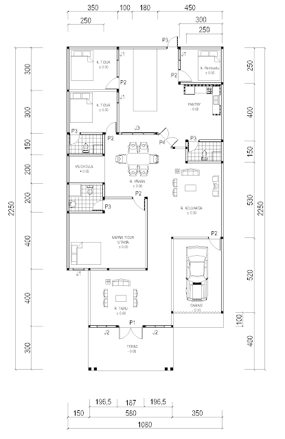 Rumah Minimalis 8 X 15 Omah Jati