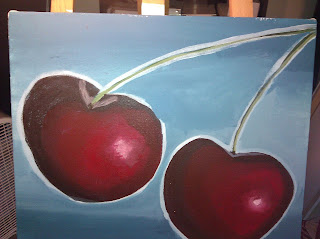 Painting of Cherries