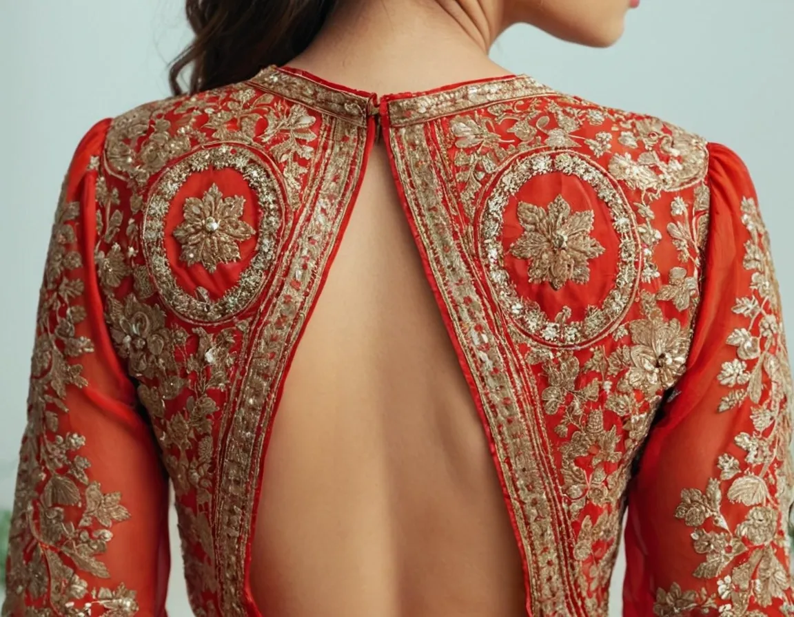 Modern Blouse Back Design