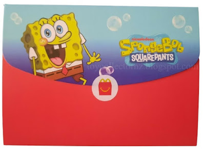 McDonalds Spongebob Toys 2021 UK and Ireland - Paper toy rather than plastic