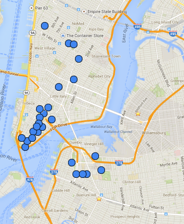  These are the stations that have posted pics as of 3/2/2014