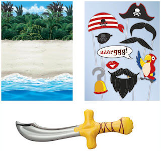  Boys Pirates Inflatable Prop Kit - Multi-colored