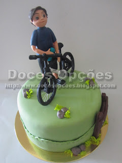 bolo aniversário ciclismo