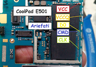 Pinout emmc coolpad