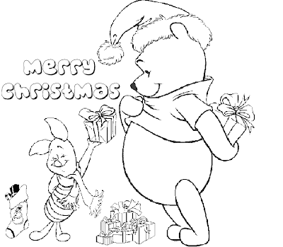 Disney Christmas Coloring Pages