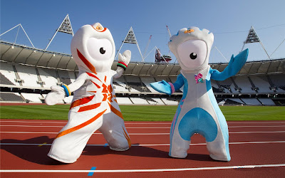 London Olympic Mascots Wallpaper 2012