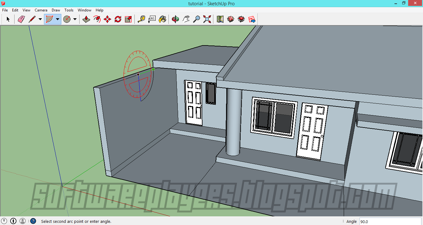 Desain Rumah Minimalis Menggunakan Google SketchUp Full