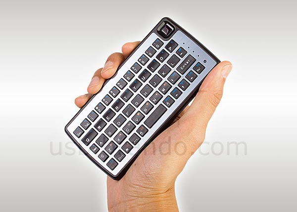 Palm-Sized Mini Bluetooth Keyboard with Mouse Track