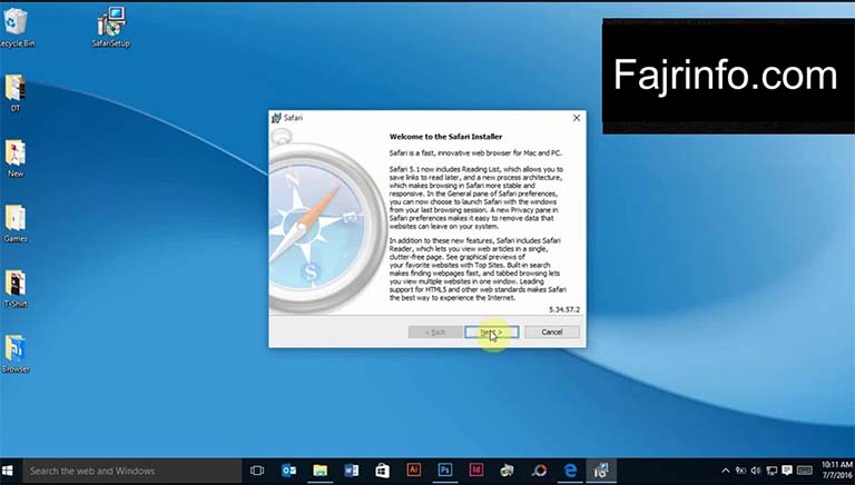 Cara Memasang Browser Safari Di Windows 10