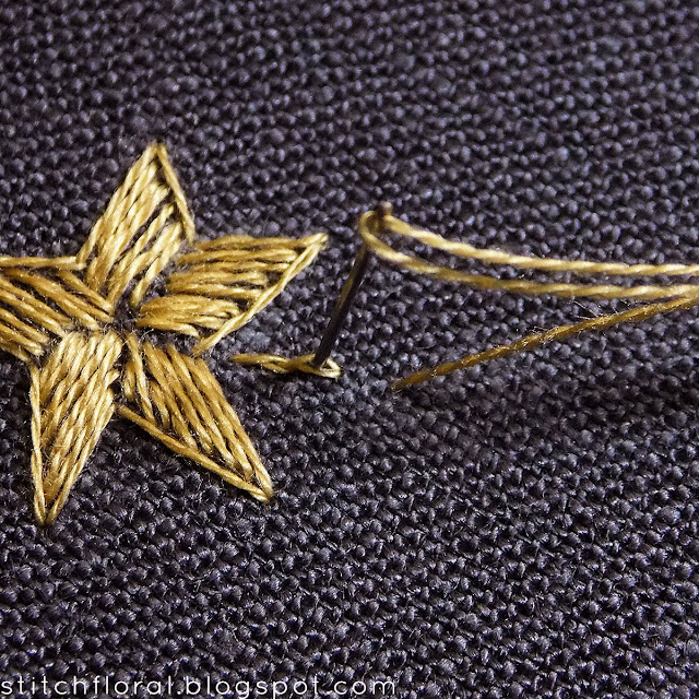 Easy embroidery: how to stitch stars