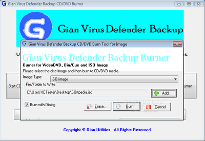 GVD Free CD/DVD Burner | burner dvd software